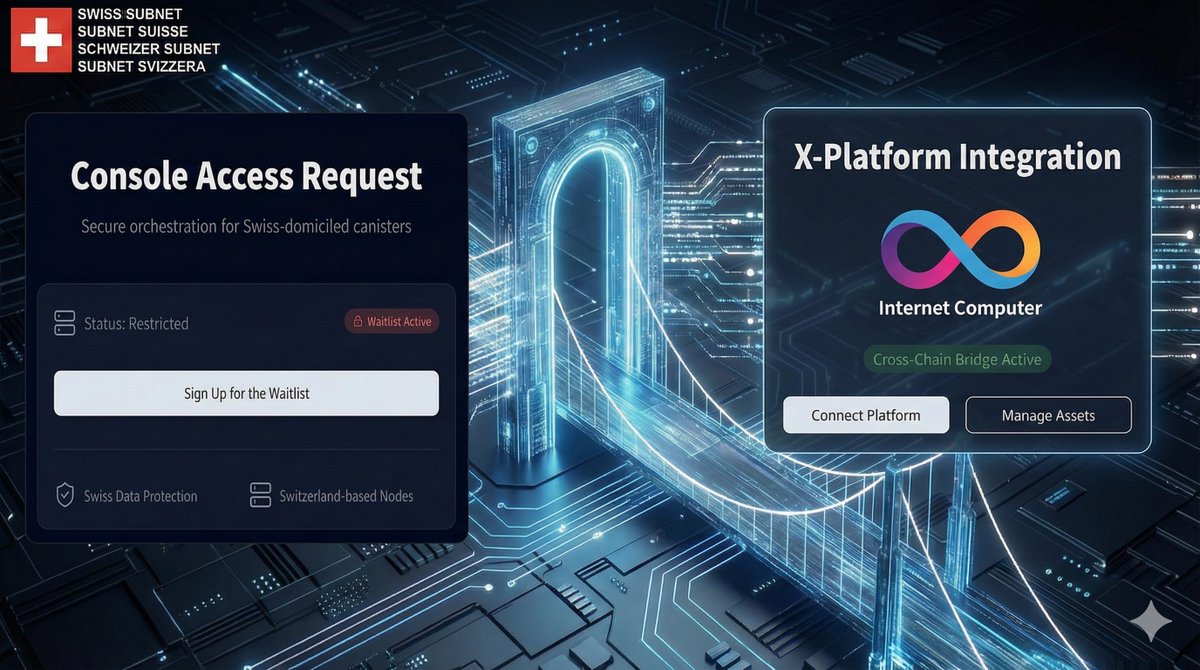 Are you on the Swiss Subnet waitlist? Leave a like if so. $ICP