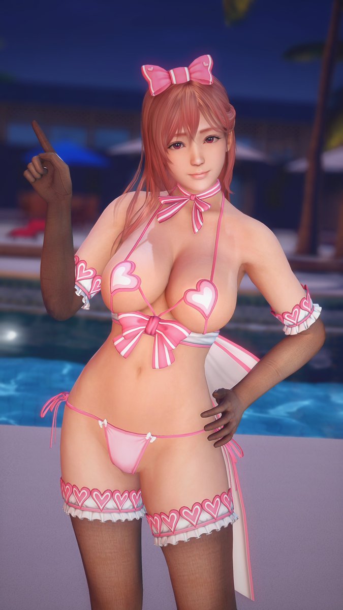 urachain_saw916's tweet photo. ホワイトデーイベまで３週くらいかな...🙄

＃DOAXVV SFW https://t.co/wVjF98UIcm