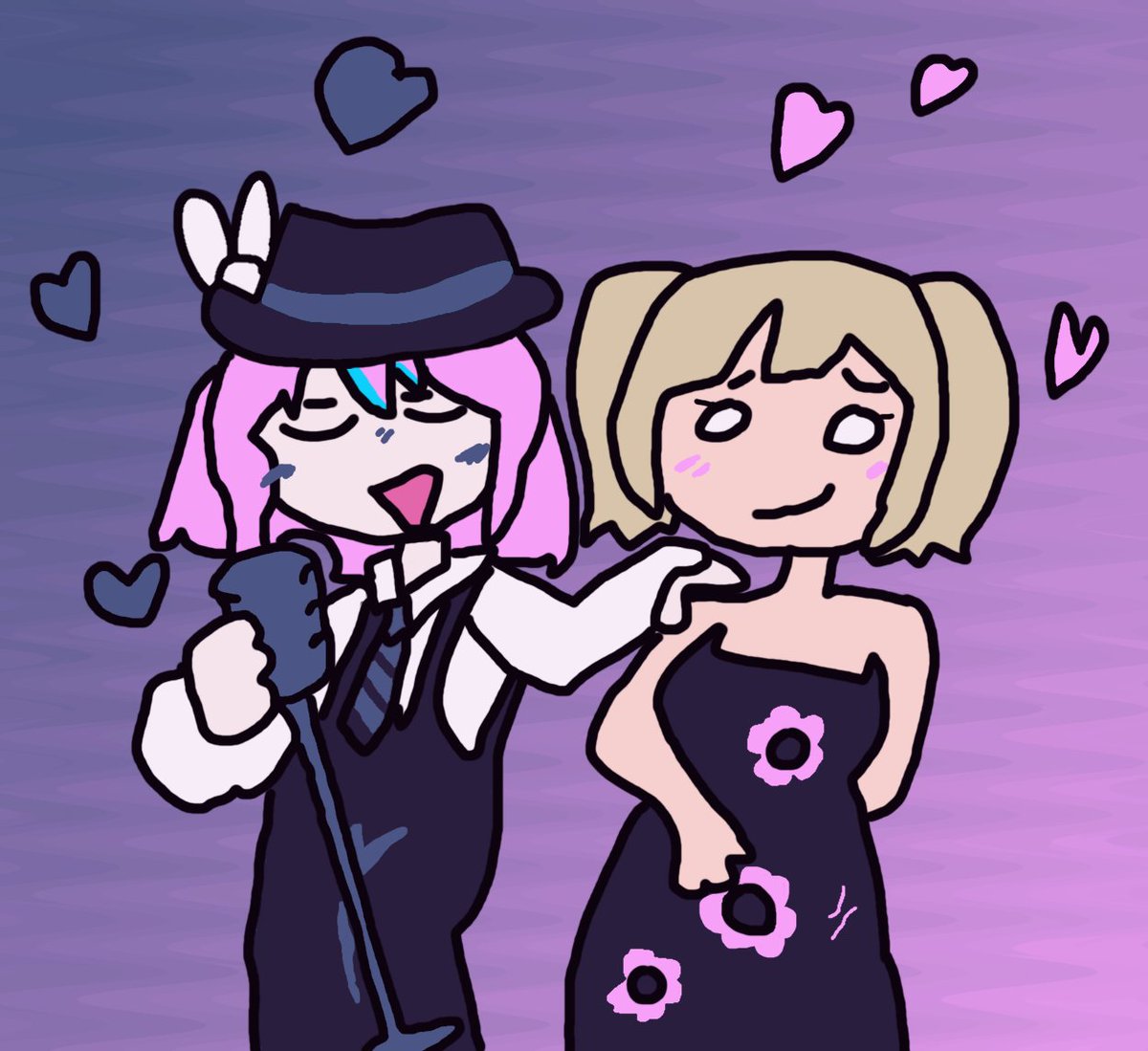 some kinda Blue (navy?) Decure, idk you tell me <a href="/Catalina_tilde/">Catalina Caldwell 🚋 vtuber</a> 
happy valentines day pants girl💕🚋🎤