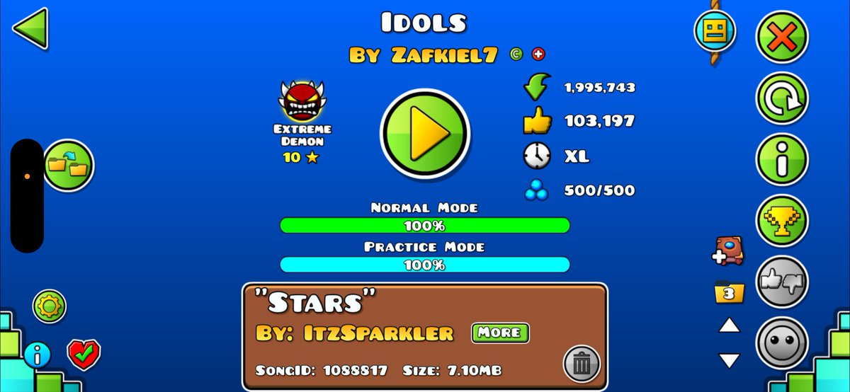 xLokiVII's tweet photo. After almost 5 years it’s finally over
5th extreme + new hardest
19836 attempts 
Idols 100%!!!! https://t.co/URhmRWamtM
