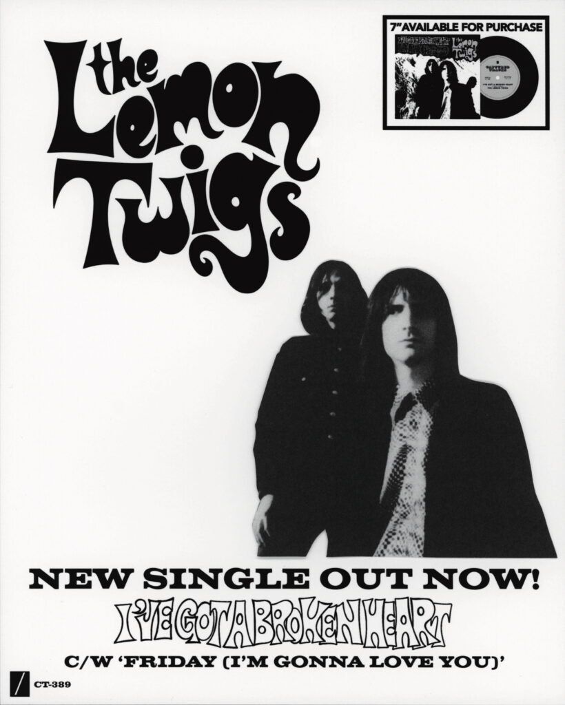 嬉しい入荷】～スタッフ大推薦盤！LEMON TWIGSの新曲限定シングルが