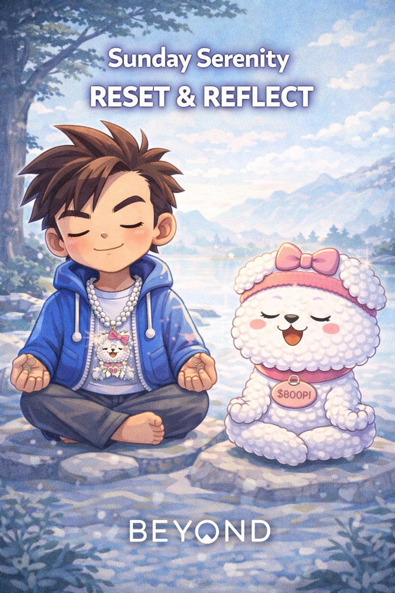 Sunday mode: calm minds, clear vision
While others rush, $Boopi stays focused steady, patient, building.

While others rush spotlight <a href="/beyond__tech/">Beyond | Connecting Bitcoin</a>  is focused on what actually matters, foundations first.

Rest, reflect, and stay aligned we build stronger tomorrow💙

Higher Boopi