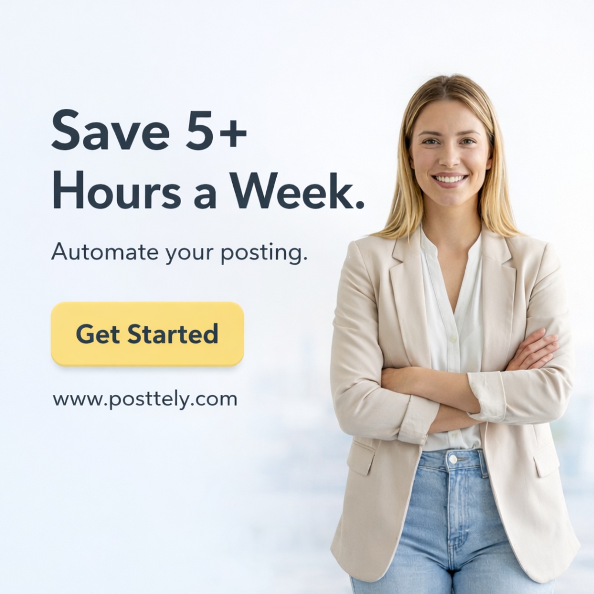 posttely's tweet photo. Less manual work.
More creative time.

🚀 Join today: https://t.co/107DlvkCSu

#StartupTools #Posttely https://t.co/66xQ14FDdH