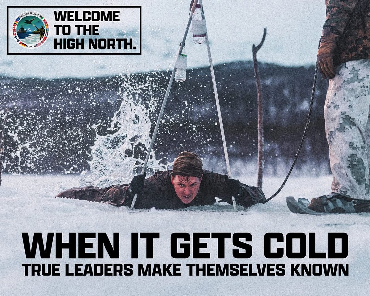 📢#ArcticSentry Update!

All ongoing Allied Winter Warfare Training and Exercise Cold Response 26 will form part <a href="/NATO/">NATO</a>'s new #ArcticSentry vigilance activity. 

All planned Allied activity will be executed under Arctic Sentry and plans will be adapted as required to ensure that