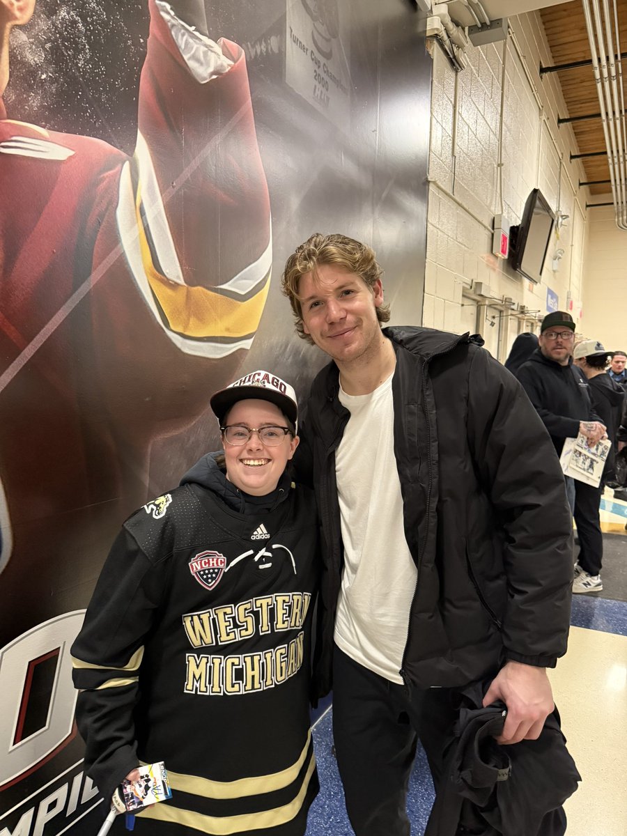 Just a couple of Broncos in Chicago! <a href="/WMUHockey/">WMU Hockey</a>