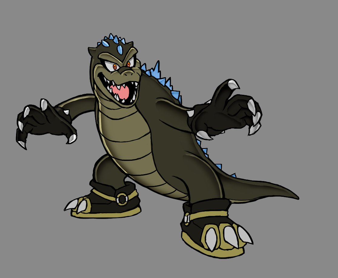 Zibbles the atomic monster