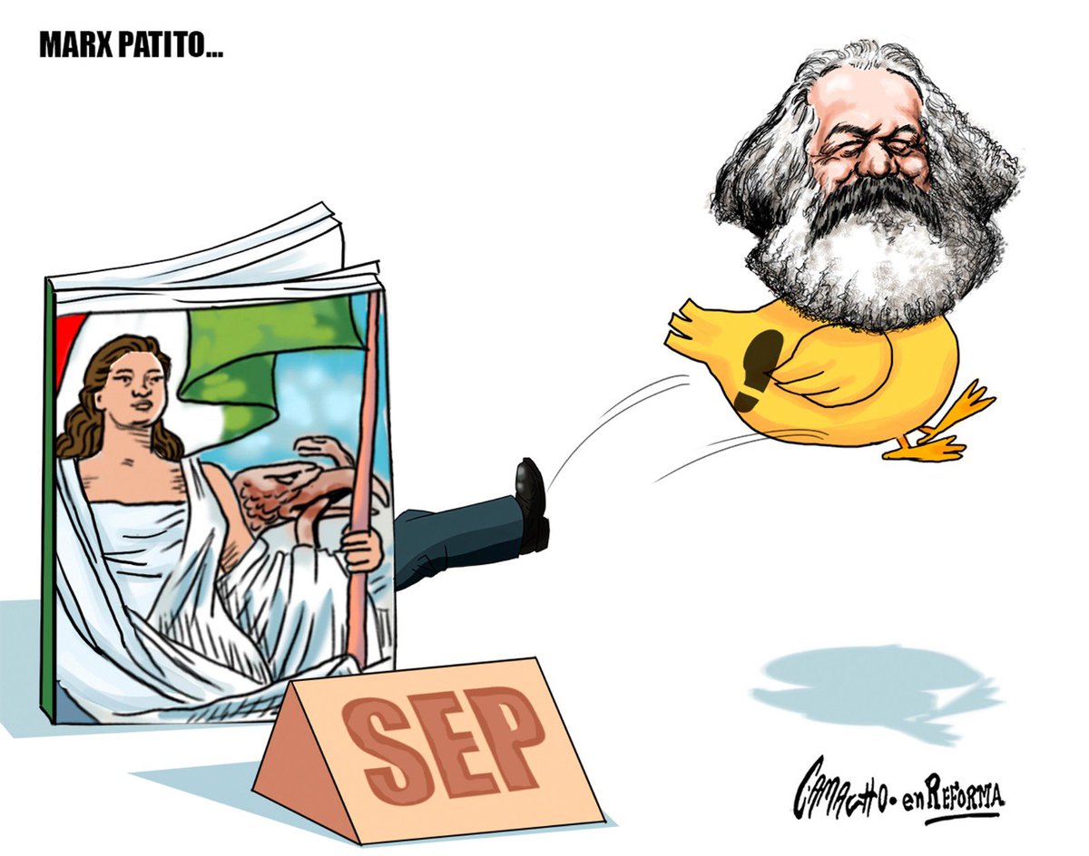 Marx patito... Por <a href="/CartonCamacho/">Daniel Camacho Cartones</a> en <a href="/Reforma/">REFORMA</a>