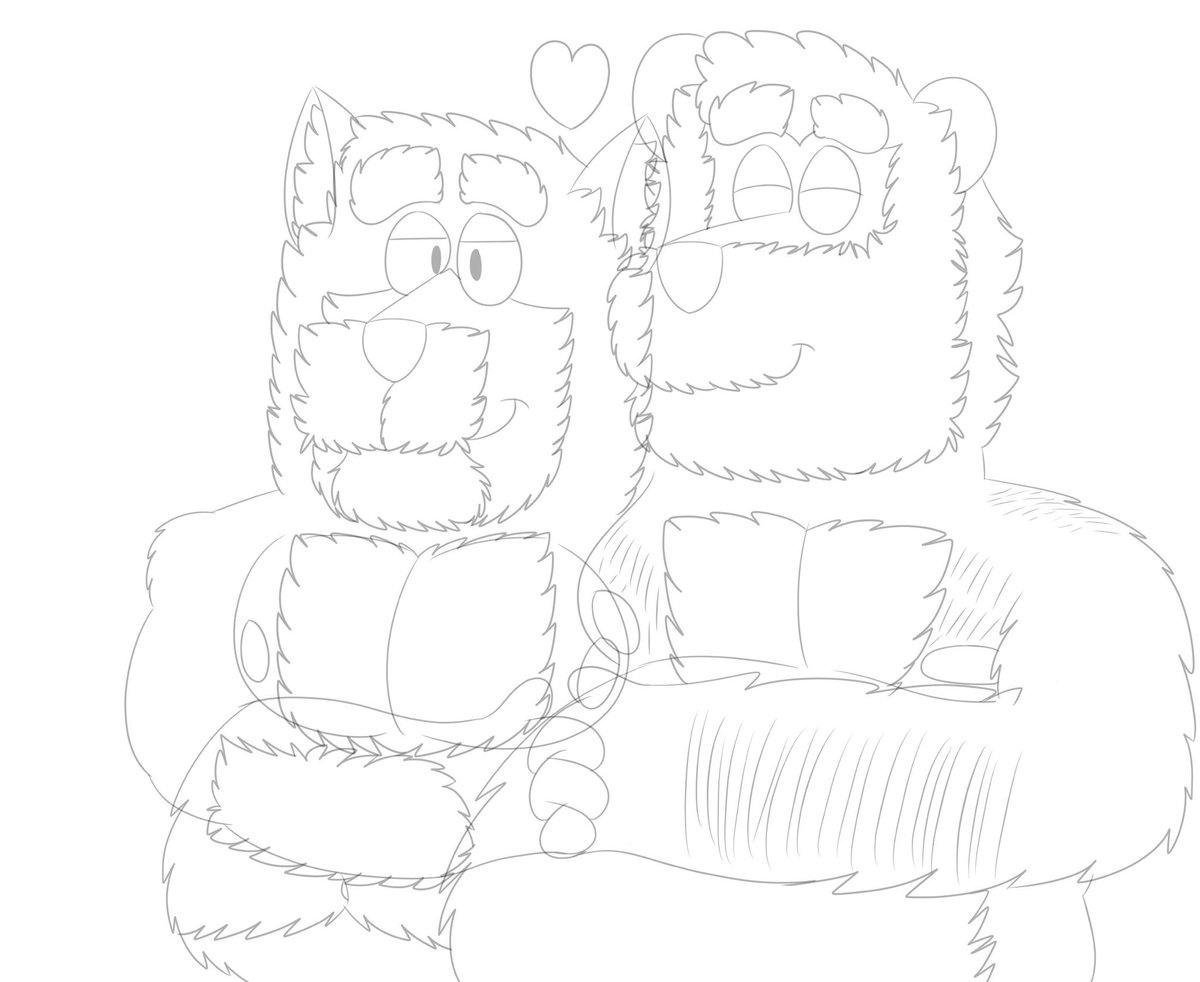 Happy Valentine’s Day 

#sketch #ValentinesDay #wolf #bear #digitalartwork #furryart