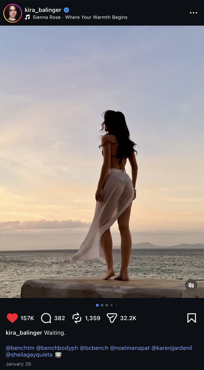 sohcahtoa27's tweet image. I guess this is what Kira meant when she said "waiting". Girl, I've been waiting for your Bench Summer Campaign since Dec. 😭🫶🏻