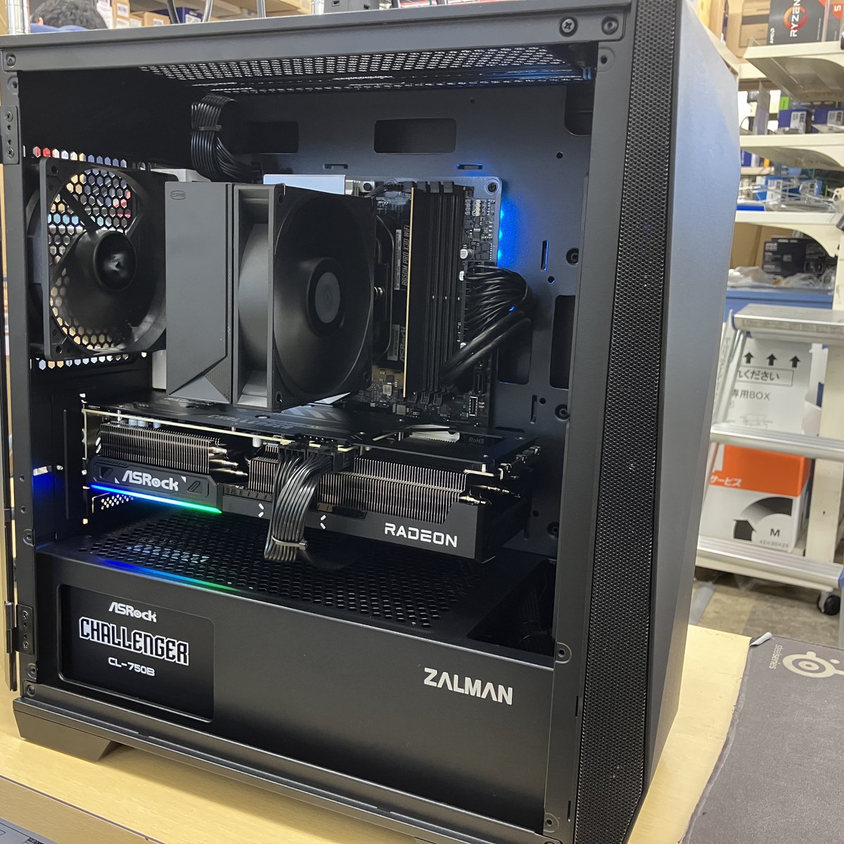 ☆お客様ご依頼 #組立代行 PCご紹介☆ コンパクトなミドル~ハイエンド