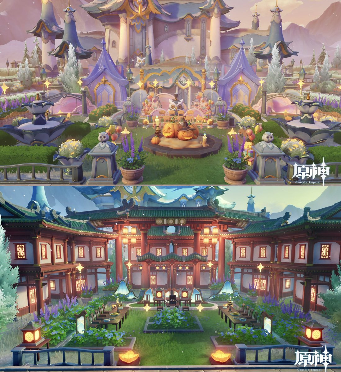 Same lobby, different styles
#MiliastraWonderland
#星々の幻境