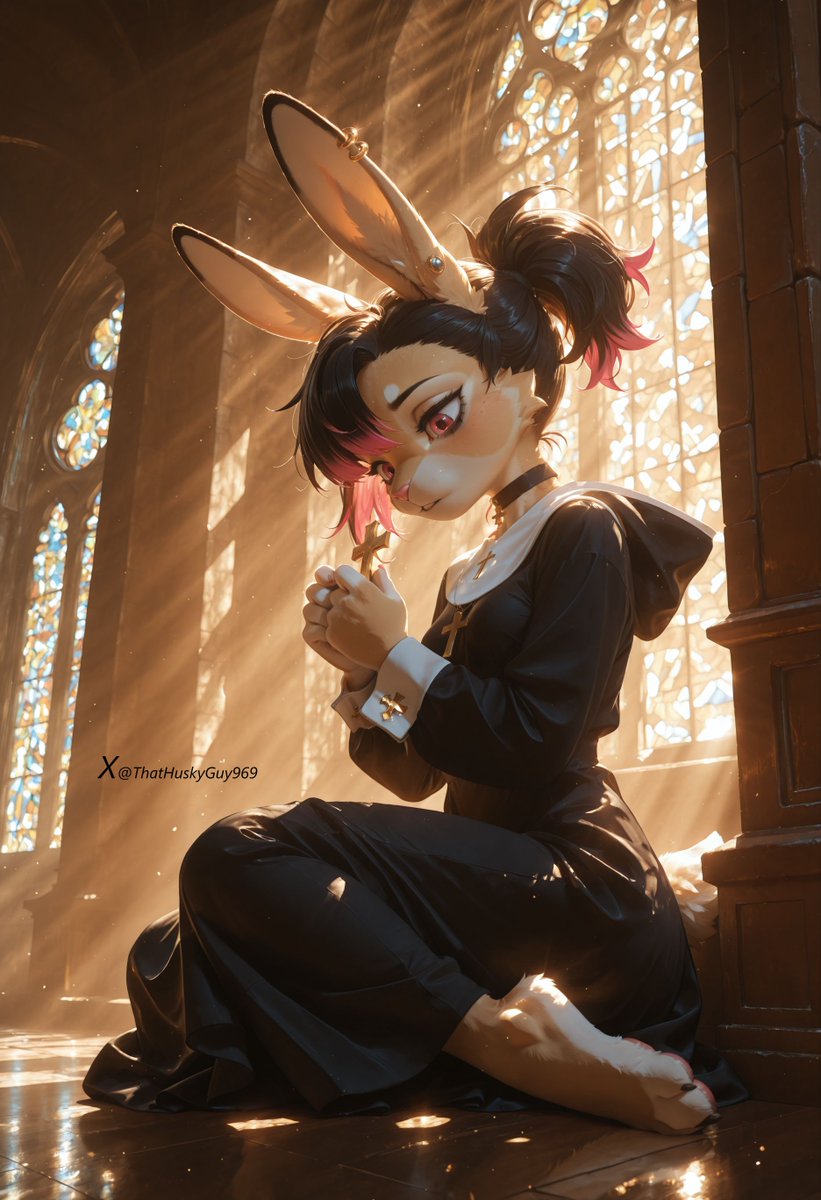 Just some fan gen to a fantastic genner. Keep up the fantastic work <a href="/AmberBunnyAI/">Amber the Bunny 🔞</a> and thank you for letting me gen your lovely OC Amber. I can't help it. She really is adorable 🥰