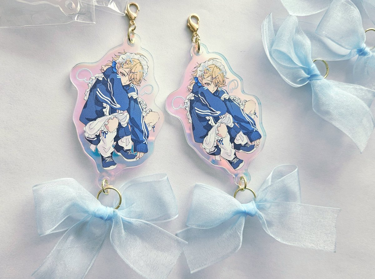 アクキー作りました💛  ̖́-
23日オンリーで頒布予定