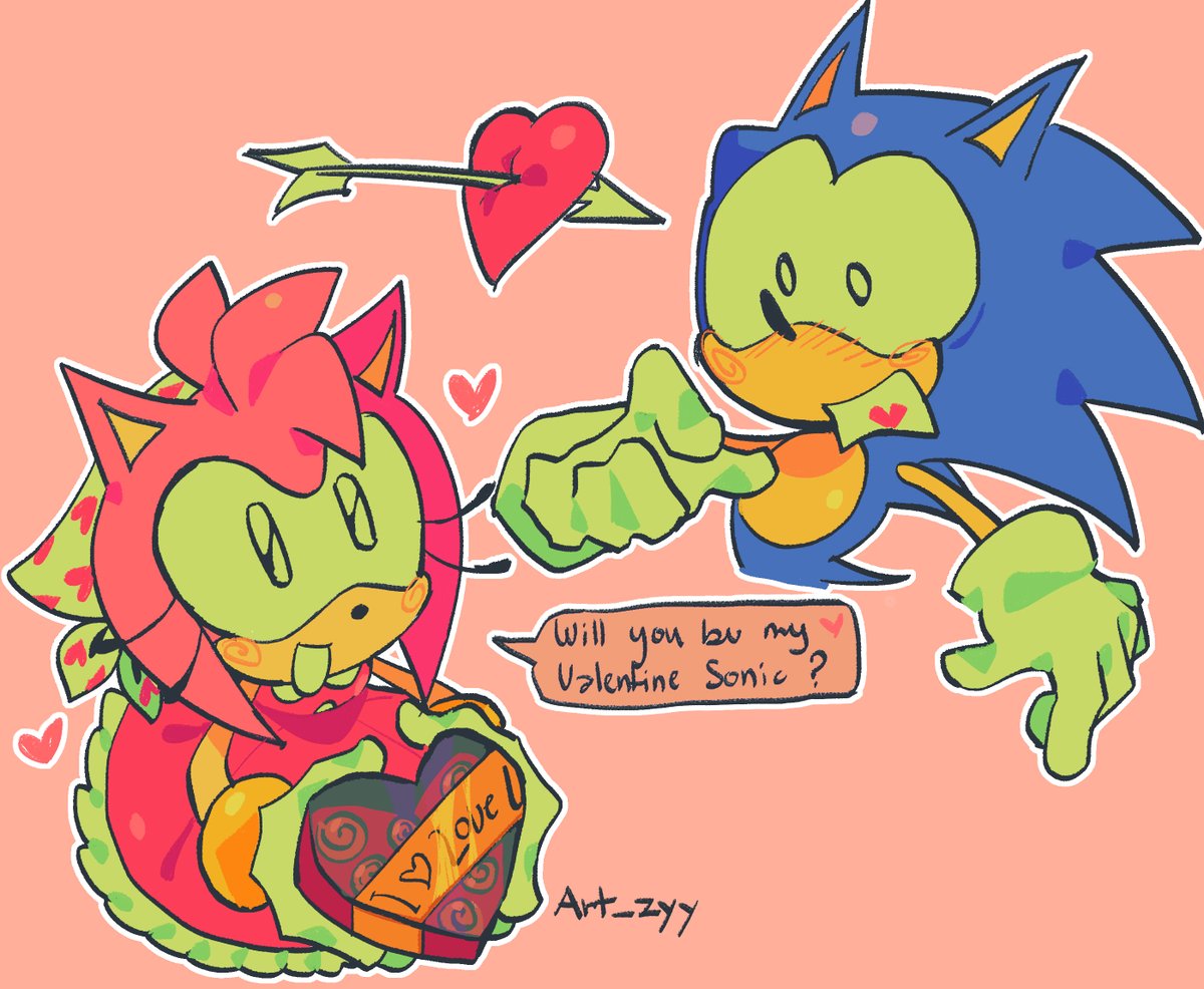 I forgot to post a valentine's art gng 

#sonamyart #sonamyvalentine