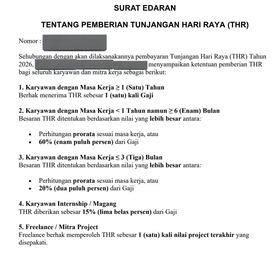 Semangat kerjanya, bulan depan semua dapat THR🙌🏻🙌🏻