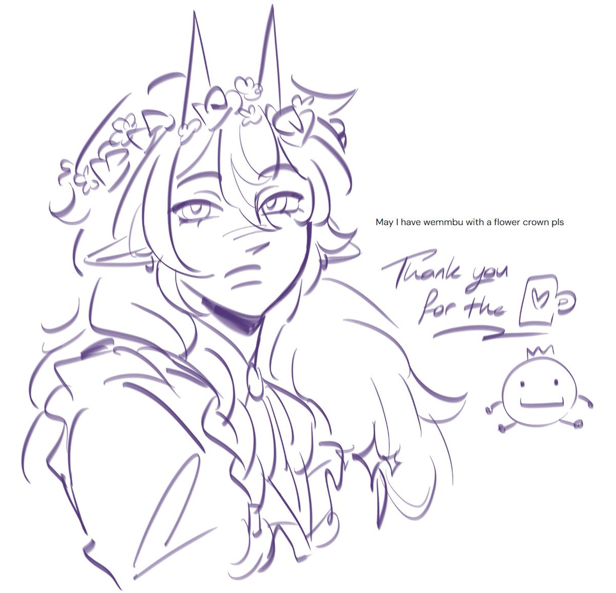 tadoyakis's tweet image. I've gotten half of the requests done so far (minus one that won't be shown here)! Thank you to all of these lovely people (＠＾◡＾)

The other half of requests will be drawn and sent out soon! Remember to check your ko-fi dms if you sent in a request :D