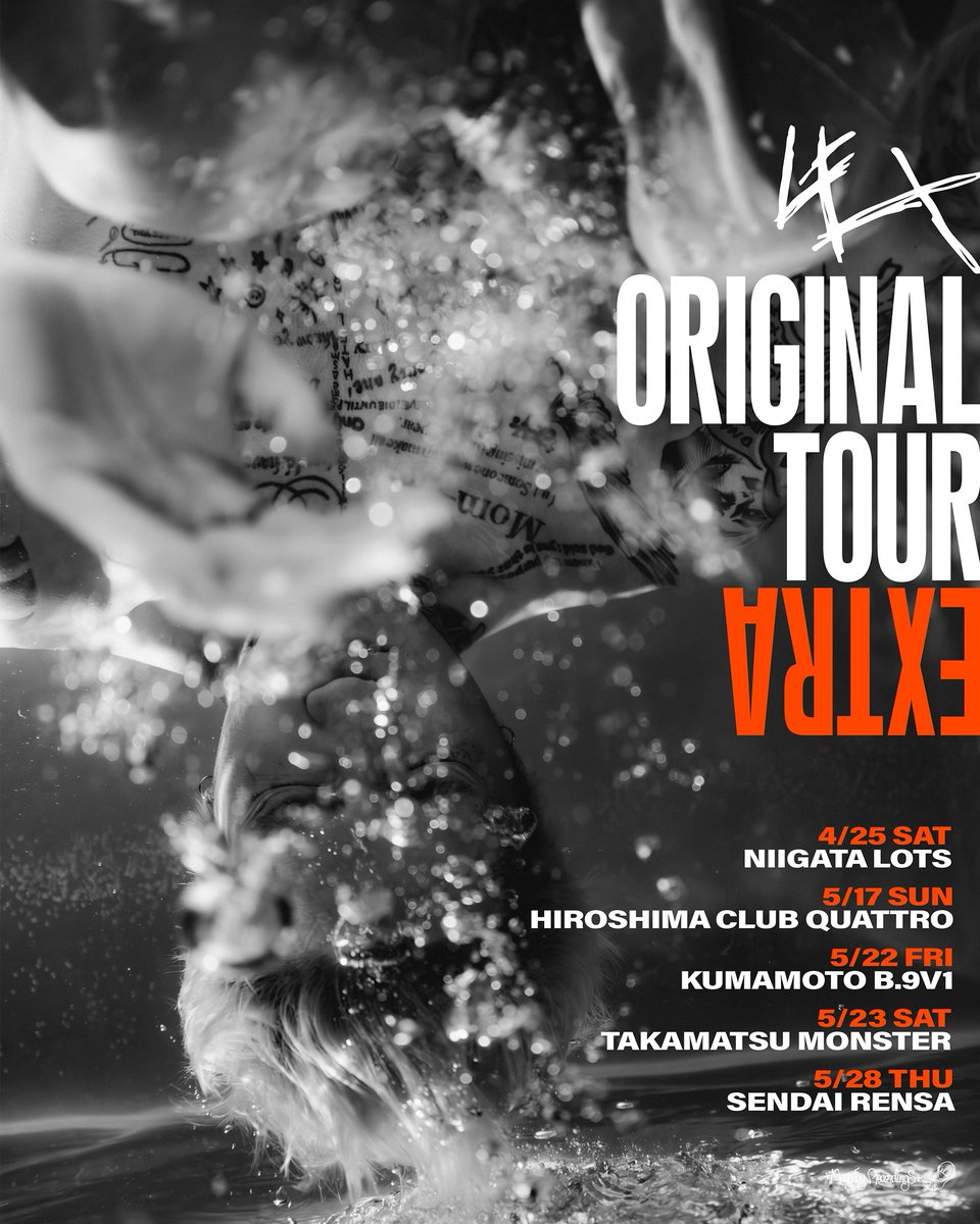 LEX "Original" Tour Extra

チケット先着販売中🦋
eplus.jp/lex/

4/25(土) 新潟 LOTS
5/17(日) 広島 CLUB QUATTRO
5/22(金) 熊本 B.9V1
5/23(土) 高松 MONSTER
5/28 (木) 仙台 RENSA