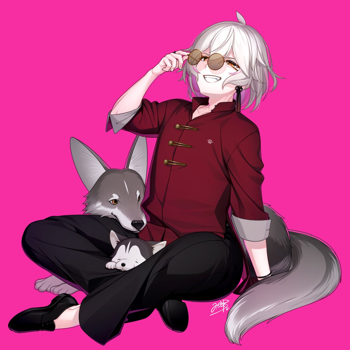 mikapoe's tweet photo. ましろの新衣装のFA！ましろをよろしくねー！
#月白帳 https://t.co/wz124BaCPN