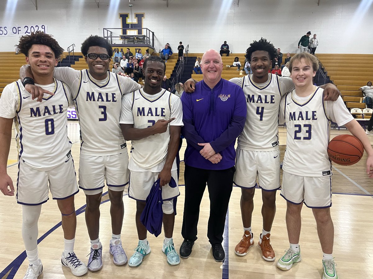 KB, Corn, Jaymes, Colin, and Caden have given everything to this program — their toughness, leadership, and love for each other is what Male basketball is all about. Proud of who you are, grateful for what you’ve built, and excited for what’s next. Forever family. <a href="/MaleBulldogs/">MALE HS Athletics</a>