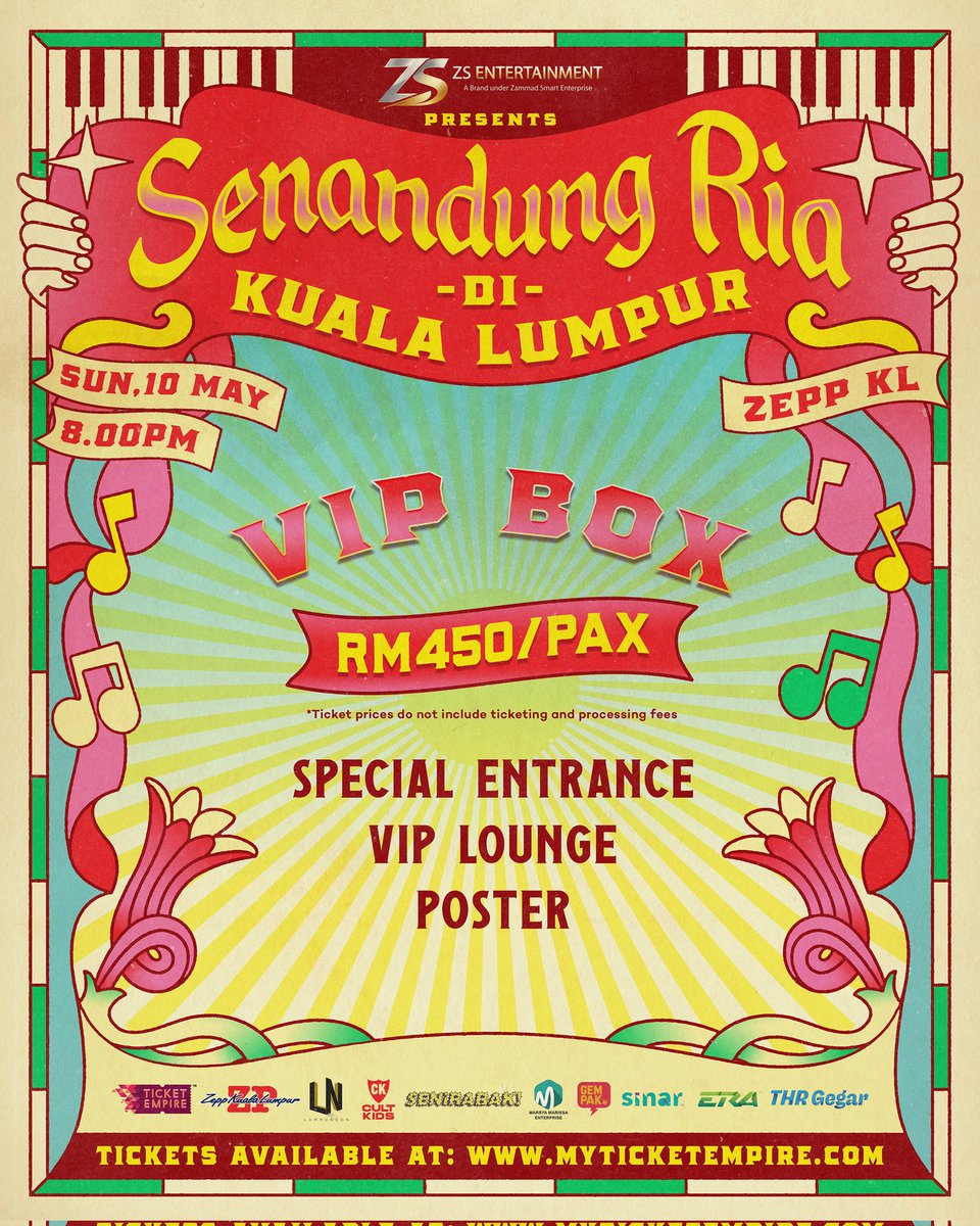 LampuneonEnt's tweet photo. Senandung Ria Kuala Lumpur ✨ 

Malam eksklusif yang menyajikan melodi klasik dan penuh nostalgia dari Indonesia oleh White Shoes &amp; The Couples Company dan NonaRia 🎵

🎟️ https://t.co/DYCvlQF7Do mulai 16 Feb, 12 PM

#senandungriakl #wsatcc #nonaria #klconcert #indonesianjazz https://t.co/w0o2Zrf72o