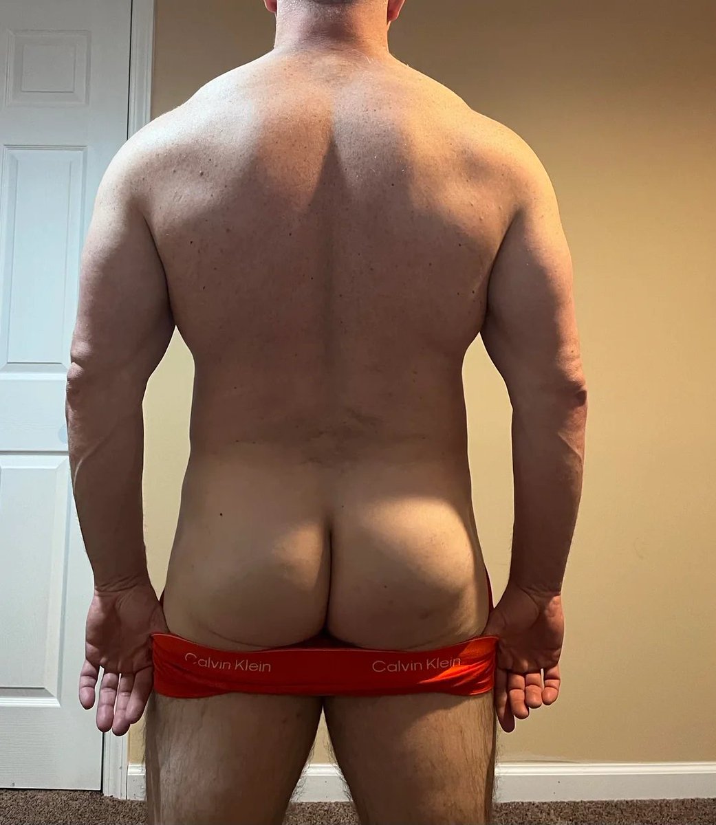 Dad trying on the underwear you got him for Valentine's Day