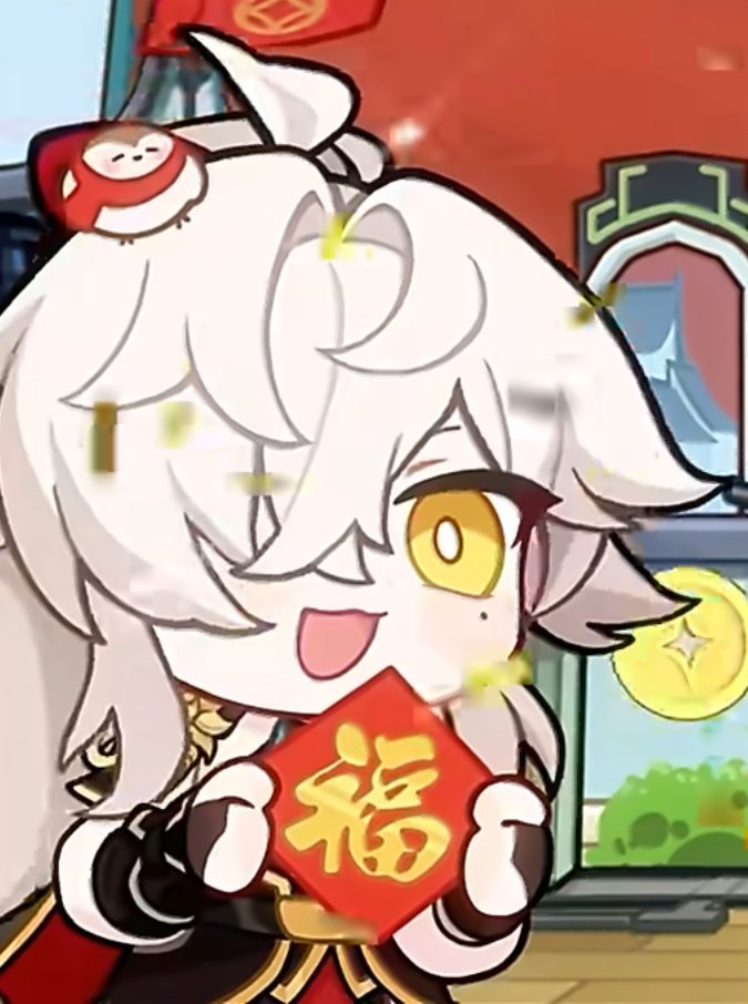 I love how Jing Yuan's finch has a scarf haha