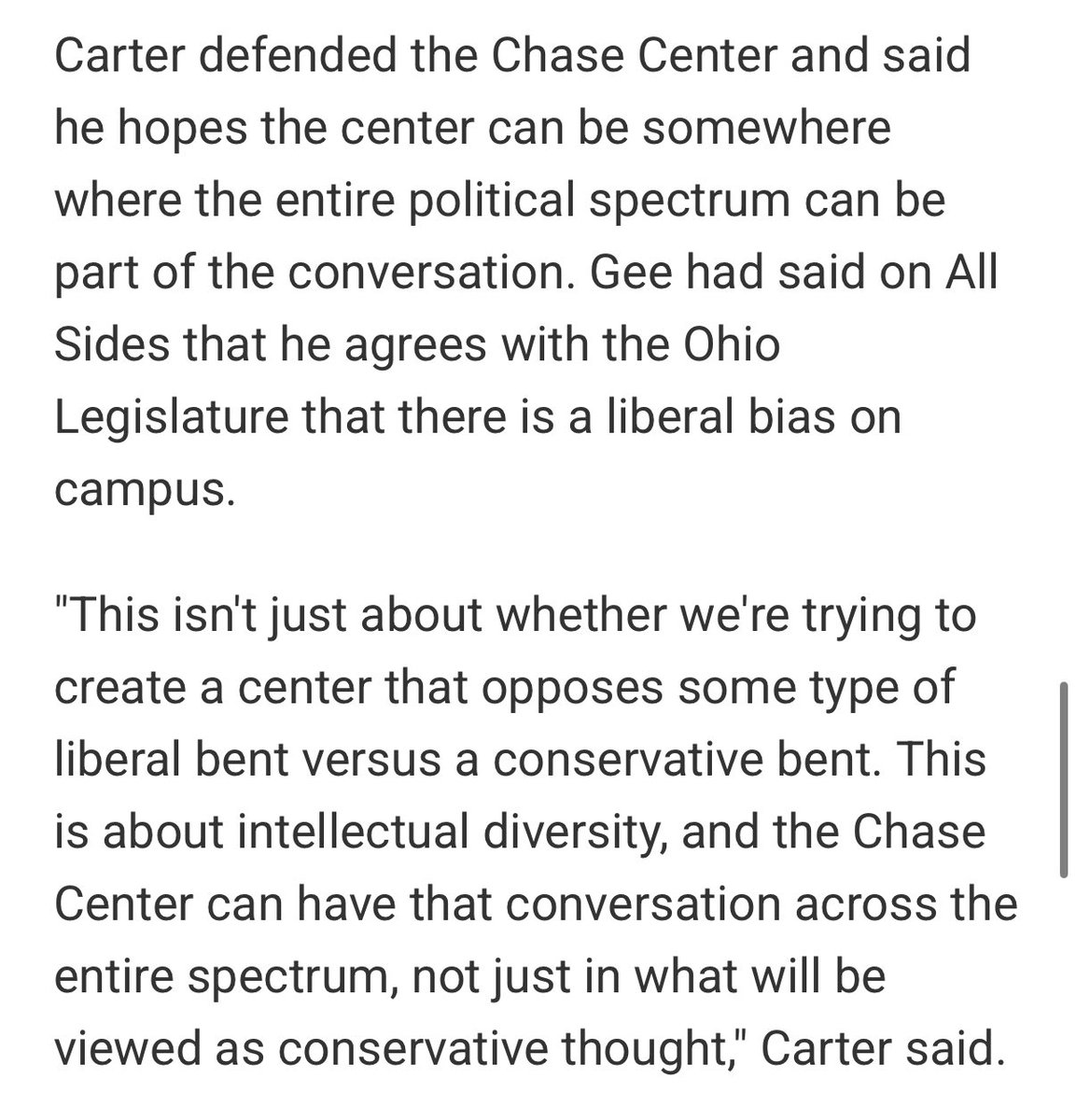 Juicewag's tweet image. It’s important to understand that Ted “Slapshot” Carter is only the President of Ohio State because of Les Wexner and DEI For Conservatives. He’s a spineless idiot who couldn’t be the GM of a Burger King.