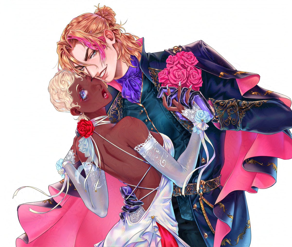 With Valentine's Day ending I wanted to share some artwork I got