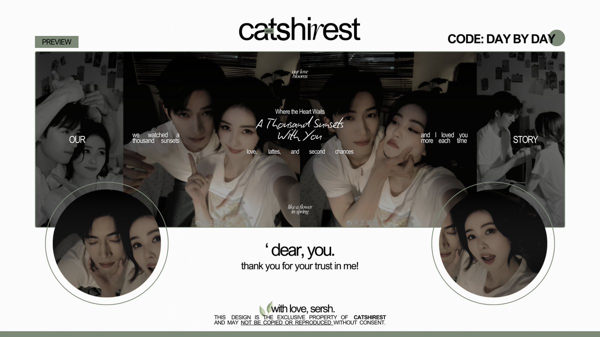 clairshire's tweet photo. ㅤㅤ
help retweet? thank you!
READY STOCK LAYOUT: COUPLE. 🤎
ㅤㅤ
📥 free retext all, check alt!
🩶 dm jika berminat, <3
🌿 zhang linghe, zhang jingyi, bailu, wang xinyue, chenglei, wang churan, song weilong, zhao jinmai, bao shangen, zhou yiran.

t. layout #zonauang #zonaba 
ㅤ https://t.co/nRnfjjEp7I