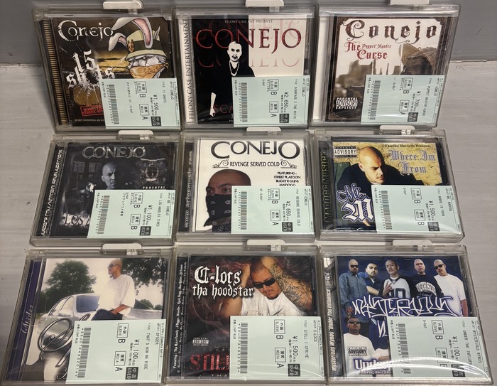 2/15(日)中古入荷♢CHICANO GANGSTA RAP CD入荷情報 ♢チカーノ