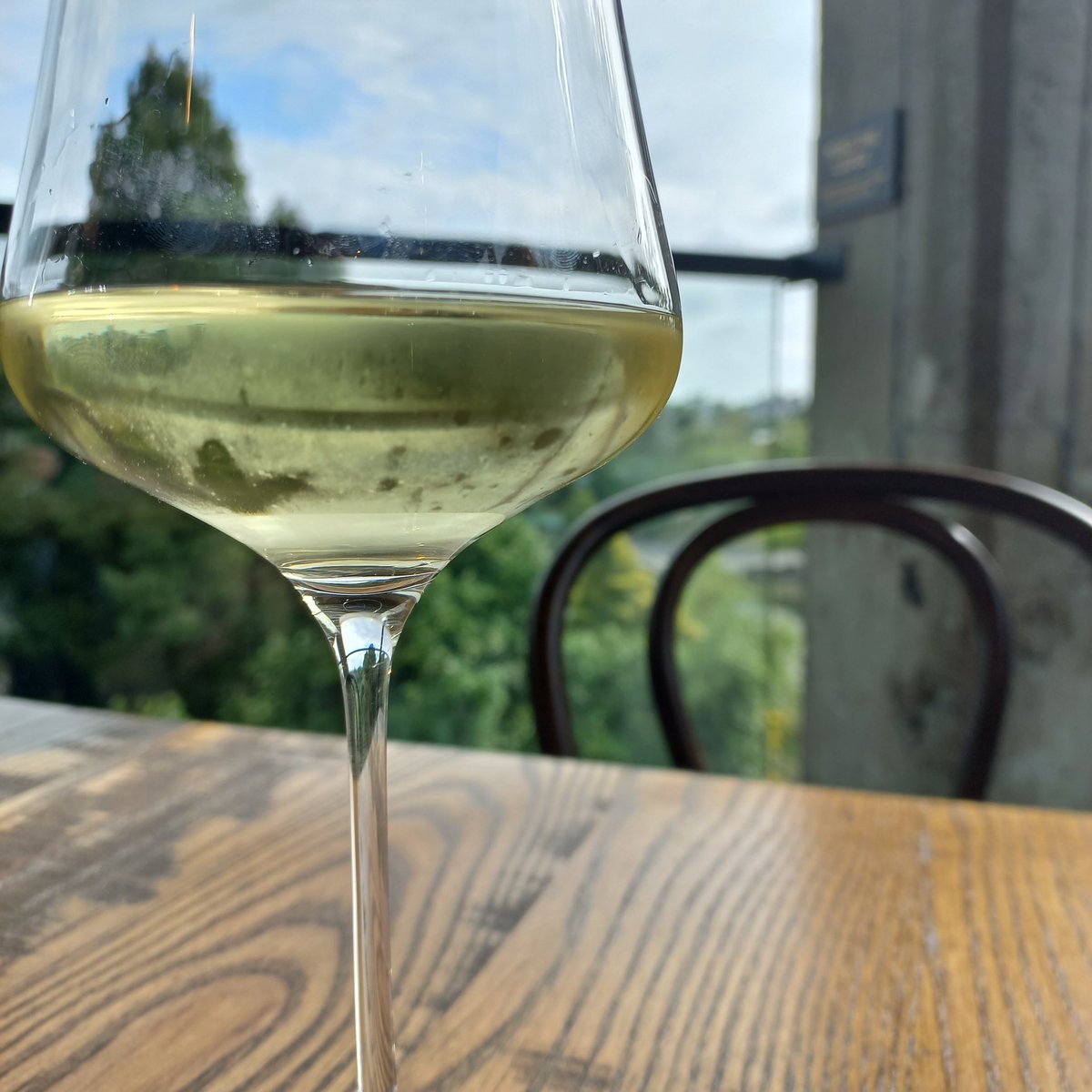 WoodOnWineNZ's tweet image. Assyrtiko with a view #MadeHamilton #LoveTheTron
