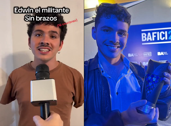 Este es Lucas Porcel Tresca. Kuka. 25 años.  
Oriundo de San Martín, PBA. 
El que se burla de los discapacitados. 
Que las redes hagan lo suyo .....

Ah, este es un instagram : instagram.com/lucastresca/?h…