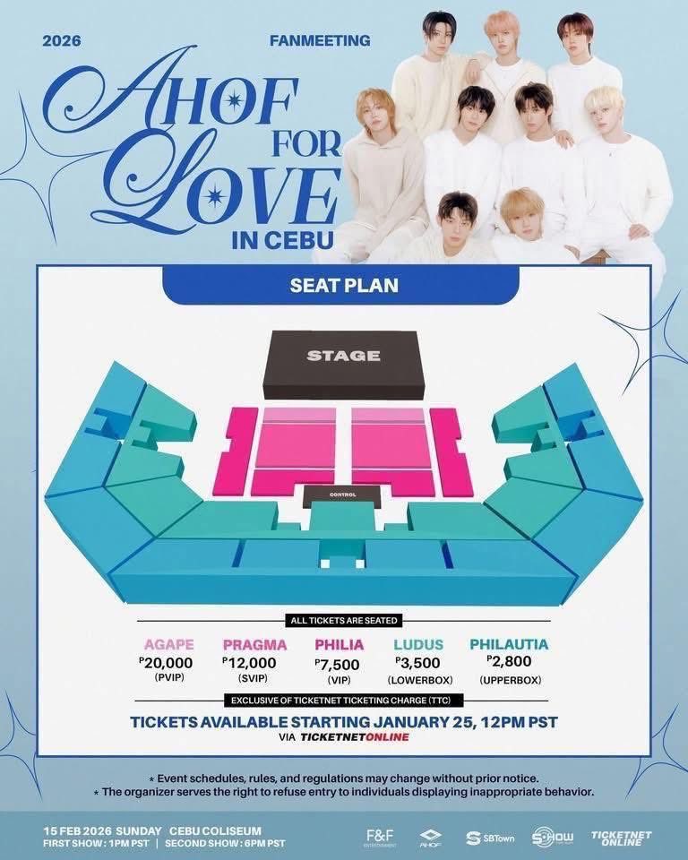 Pearlynstravent's tweet photo. ‼️SELLING DISCOUNTED EXTRA Helping a friend‼️

2026 Fan Meeting: AHOF for Love in Cebu
🩵2 PCS LB adjacent seats 6PM 🩵

📅 February 15, 2026 | 1:00 PM and 6:00 PM PST
📍 Cebu Coliseum
✅Meet Up Venue CEBU COLLISEUM kasabay papasok
✅Kaliwaan
#AHOFforLOVE #AHOFinCEBU https://t.co/oqRPTrjYaM