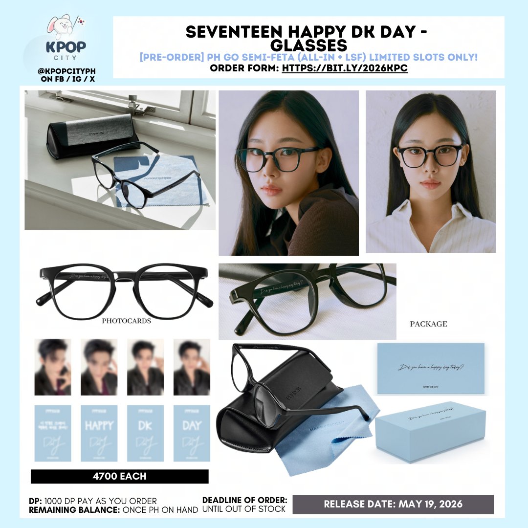 seventeen セブチ happy dk day ドギョム メガネ トレカ PH GO] SEVENTEEN HAPPY DK DAY BIRTHDAY MERCH VERSION 5 GLASSES