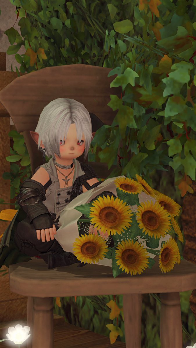 ⠀
꽃들고 앉아있는 것처럼 보이게 맹글어볼라고
얼만큼 띄워야될까 하고 봤는데
꽃이 나보다 커서 그럴 필요가 없어짐..