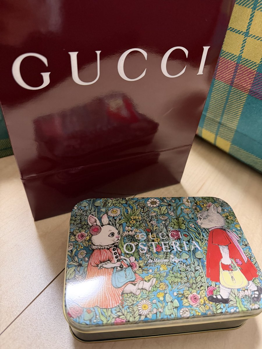 丹青会で予約注文してたものラスト！🛍️ 📍GUCCI OSTERIA 📍とらや