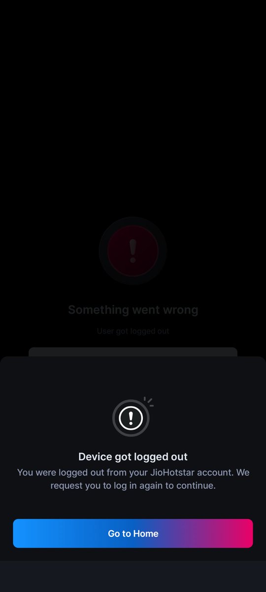 mohitpatel29's tweet photo. @hotstar_helps Dear JioHotstar Support Team,

I am facing a recurring issue where my device is automatically getting logged out of my JioHotstar account. I receive the error message: “Device got logged out – You were logged out from your JioHotstar account. https://t.co/LsGtkUtYtx