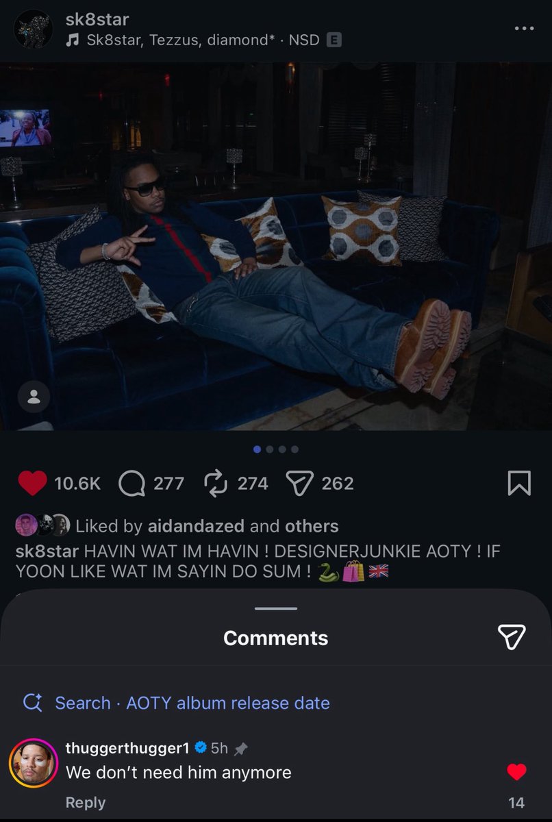 Young Thug sending shots at Gunna on Sk8star IG post? 🤔

“We don’t need him anymore”