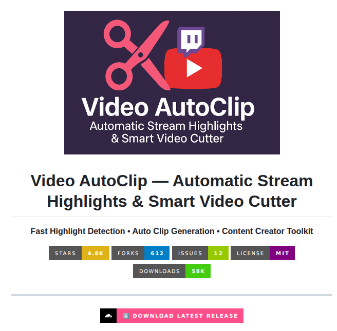 Detects highlights and generates clips from videos

github.com/smokkerelf-200…