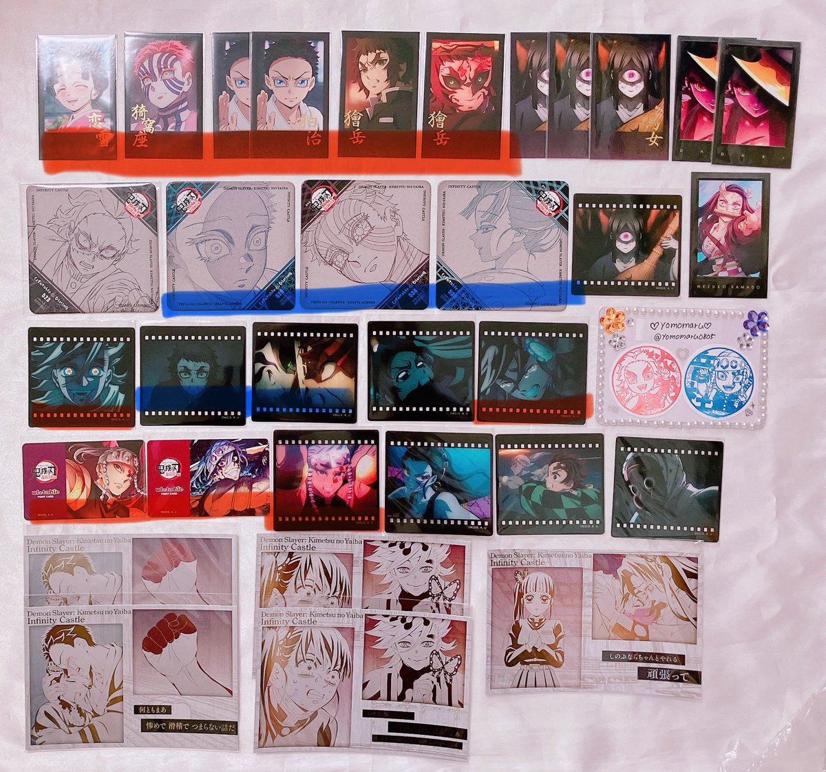 交換募集＊ 鬼滅の刃 ダイニング お楽しみくじ チェキ 缶バッジ ポスト