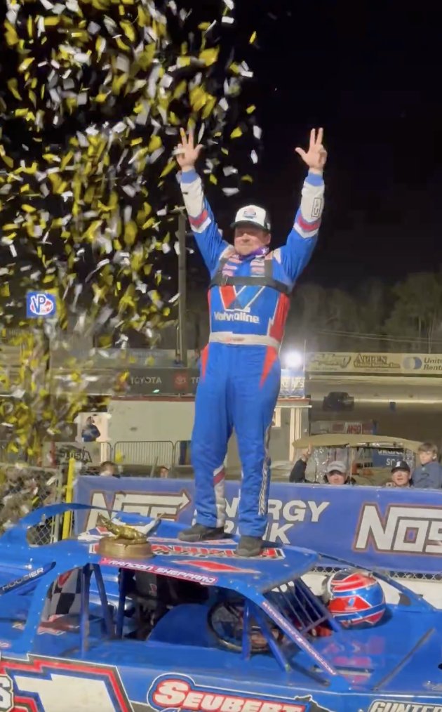 Closed out DirtCar Nationals week at <a href="/VolusiaSpeedway/">Volusia Speedway Park</a> on top of the <a href="/WoOLateModels/">World of Outlaws Late Models</a>  podium 🐊🏆

<a href="/bsheppb5/">Brandon Sheppard</a> navigated a tricky track and our <a href="/Valvoline/">Valvoline Global Operations</a> Rocket1 team gave him the car to beat.

Thank you to our fans and sponsors for supporting us through it all. We couldn't do it