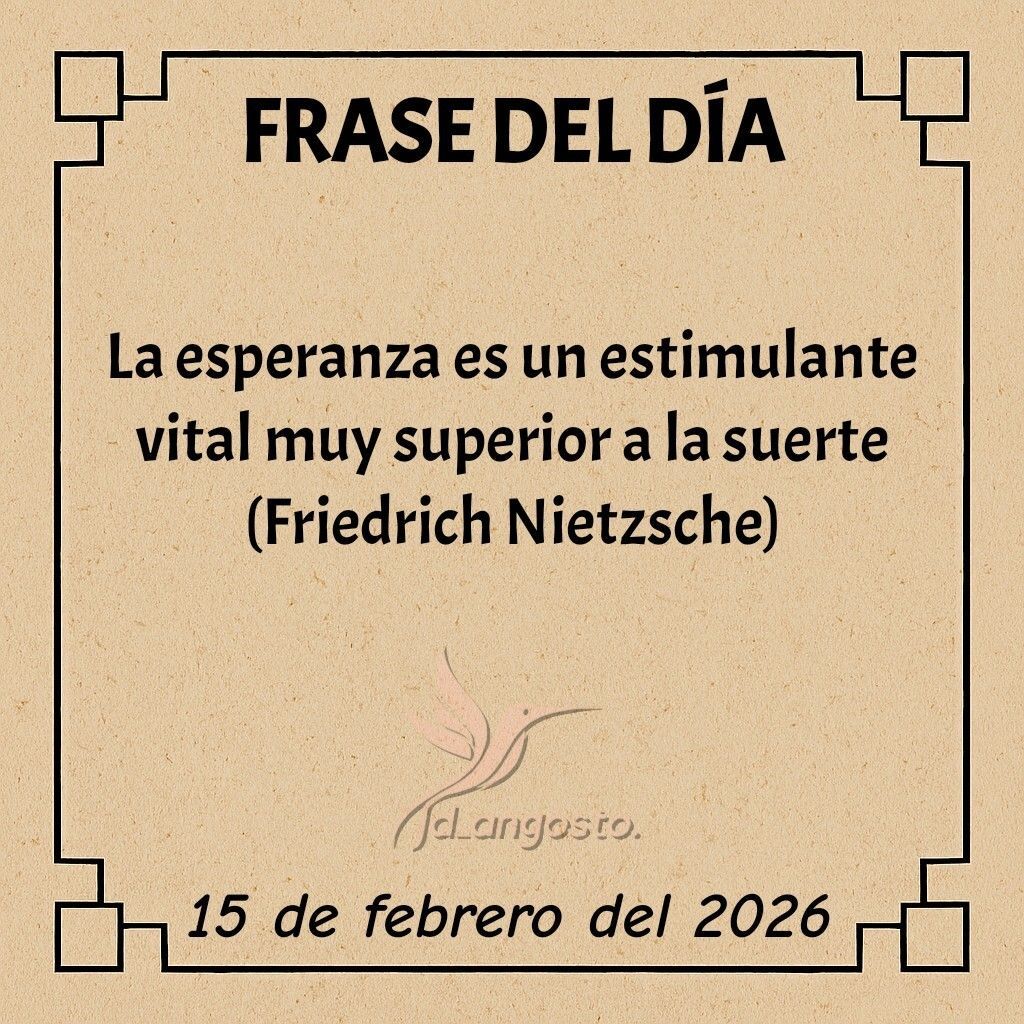 Una frase similar a la también famosa cita: “La esperanza es lo último que se pierde".
#frasedeldía #citascelebres