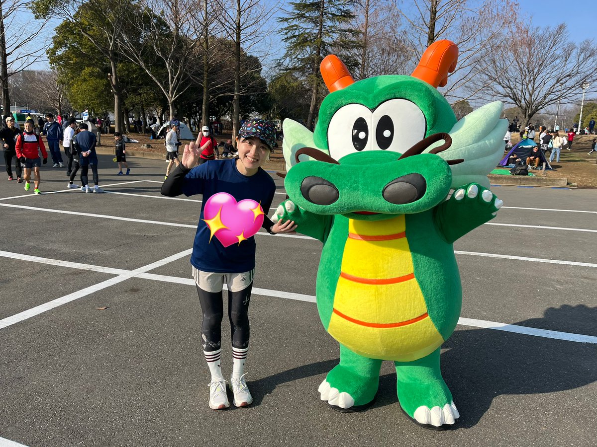 リバーサイドさかえドラムマラソン
ハーフマラソンの部完走‼️どらむにも会えたよ🥰
お天気に恵まれました☀️