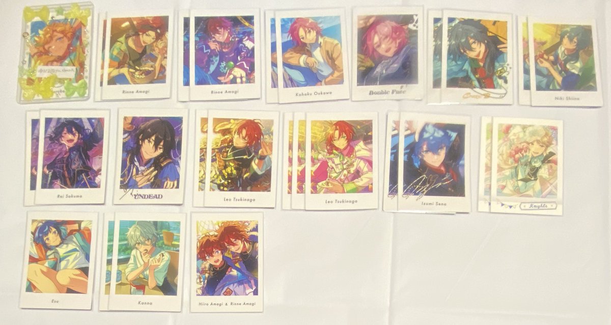 【交換】あんスタ ぱしゃっつ ぱしゃこれ

譲：画像①,②

求：Vol.6￤維吹(P＞A),Pスバル,Aひなた

◎送料の関係で2枚〜
◎維吹含のみ
◎別募集と併せても嬉しいです！

⚠︎初回の方はお手数ですがプロカご一読お願いいたします
そのほかの方は必要時ご参照ください