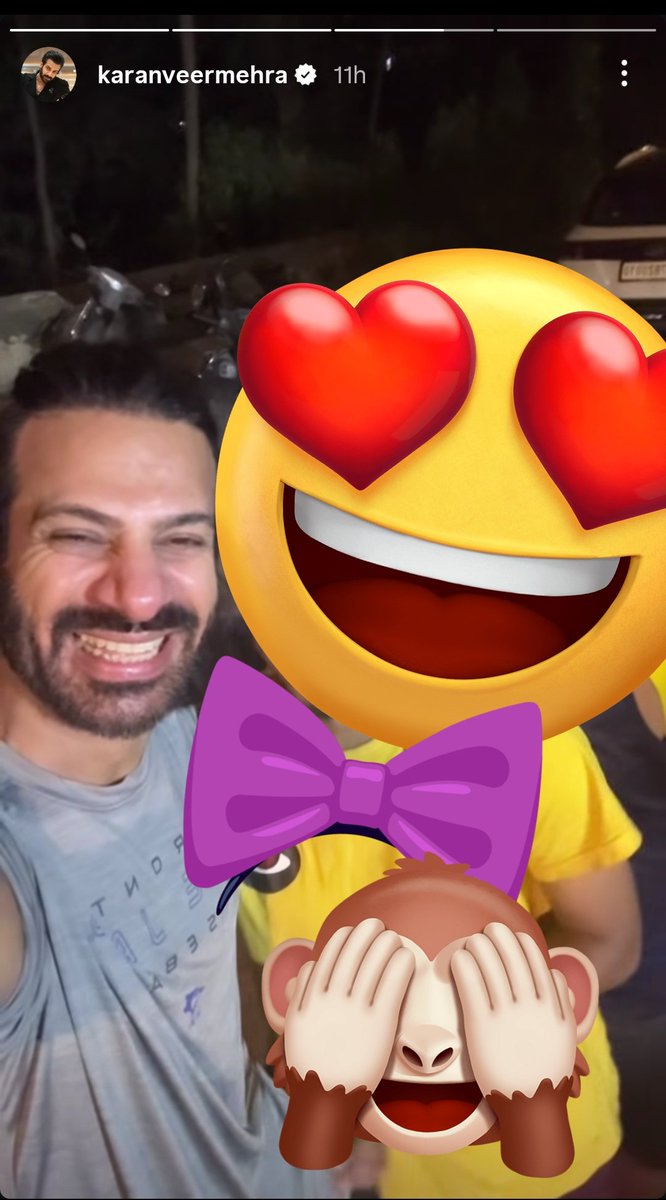 Woke up to this beautiful giggle of my Mr. Perfectionist 🤩 
Happy MahaShivratri to my Shivji 🔱🙏😇 <a href="/KaranVeerMehra/">Karan Veer Mehra</a> 🤭 
#HappyMahaShivaratri #Mahashivratri2026 #HappyValentinesDay #KaranVeerMehra