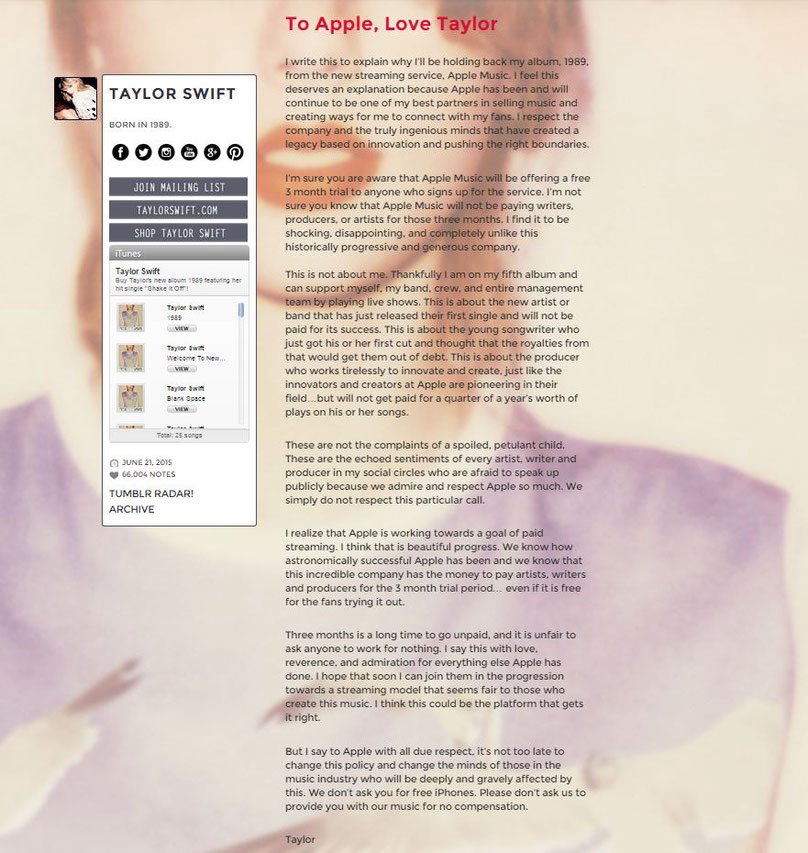 blessedswifty's tweet image. To quote @TIME, Taylor Swift saved Apple Music. She’s always ahead of her time.