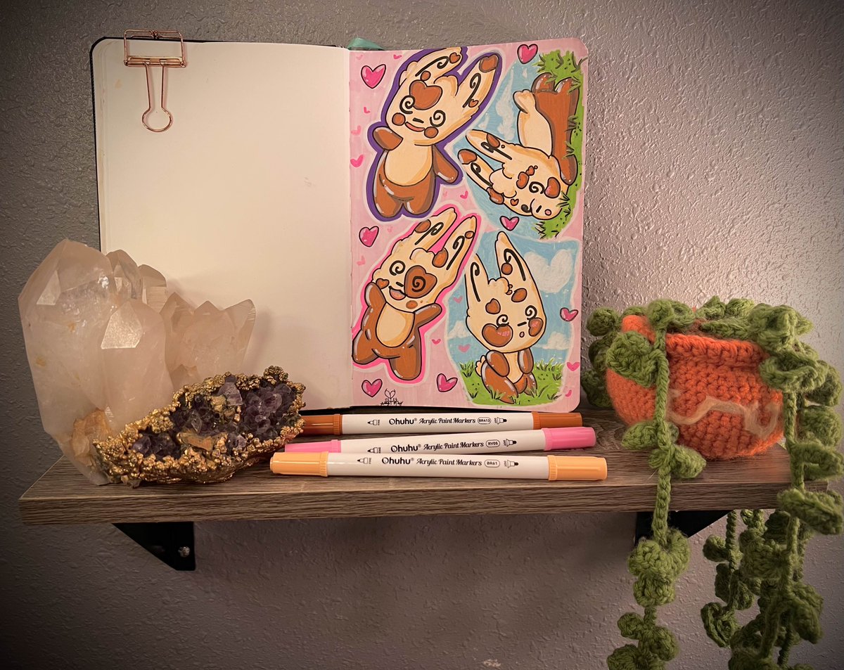 abbymayart's tweet image. Valentine’s Day = 1 singular Enamorus💕, frozen fingers❄️, and attempting to draw the event Spinda🌀 in the park

I did not win against the cold, but I did finish the Spinda at home.✨Totally worth it✨

#PokemonGoEvent #SpindaArt #AcrylicMarkers #CozyArtist #GamerArtist