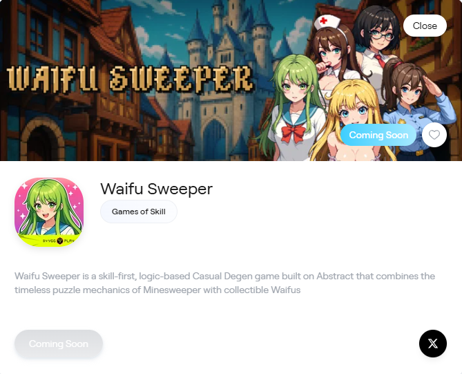 bizbrainzuni's tweet photo. Tựa game @waifusweeper mới toanh thể loại Dungeon, Dark Lord và Waifus phát triển bởi @YGG_Play vừa ra mắt trên @AbstractChain✳️

Dự lại là siêu phẩm kinh điển cho ae hệ wibu và game được gắn nhãn Games of Skill

Công nhận sếp @LucaNetz hết idol Hàn đến wibu game, gu công nhận đa dạng phết
