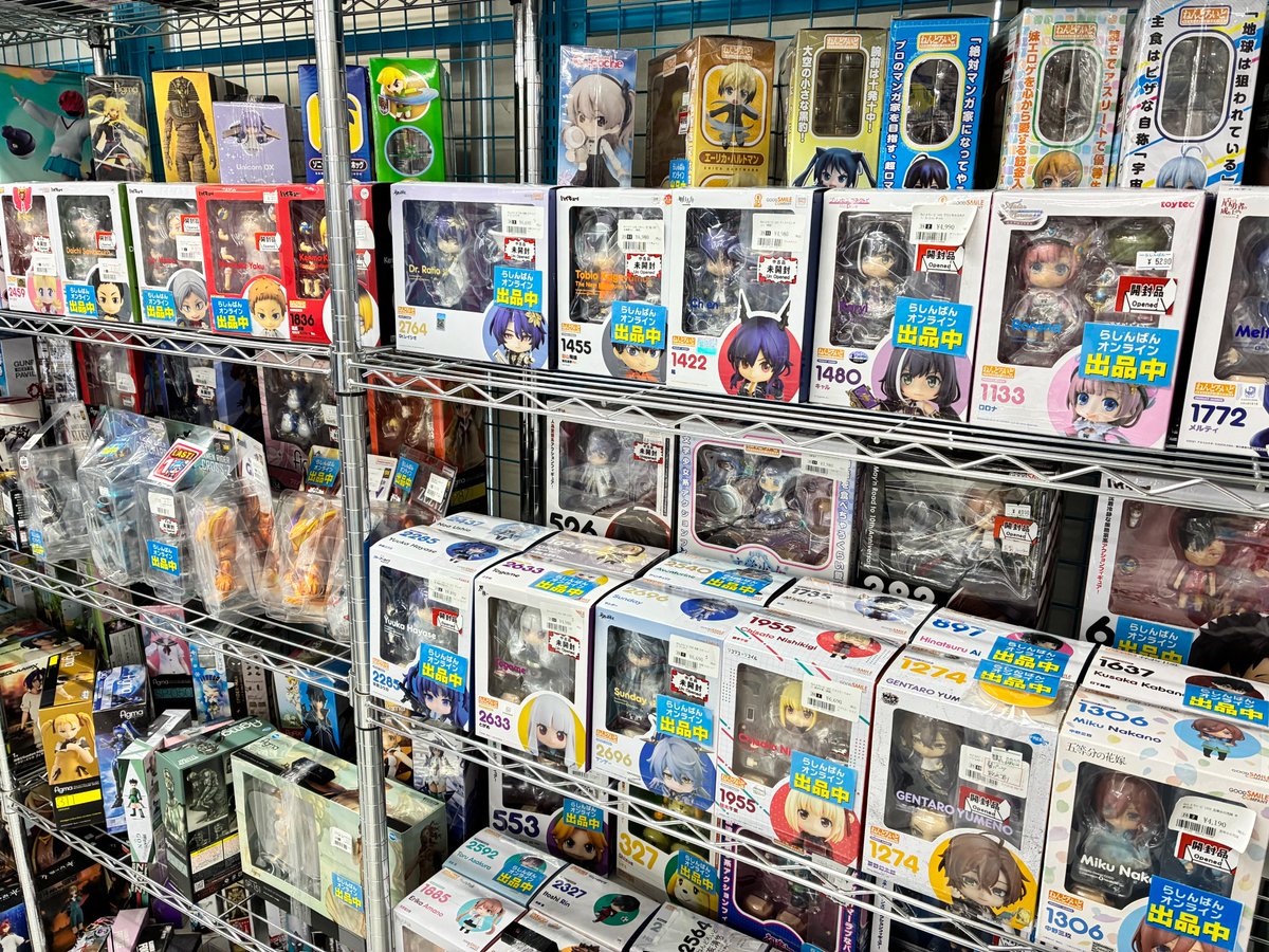 フィギュア買取2⃣0⃣％アップキャンペーン開始！ 未開封品で買取金額