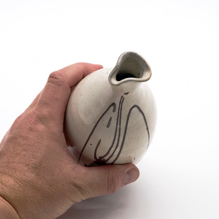 昇　白丹波海老徳利 希少！　大上